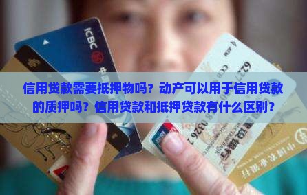 信用贷款可以动产质押吗