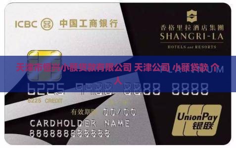 天津小贷公司个人贷款