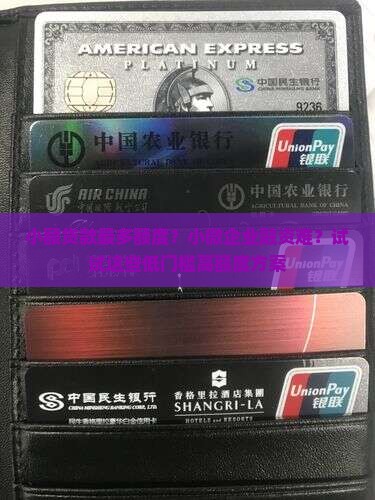 小额贷款最多额度