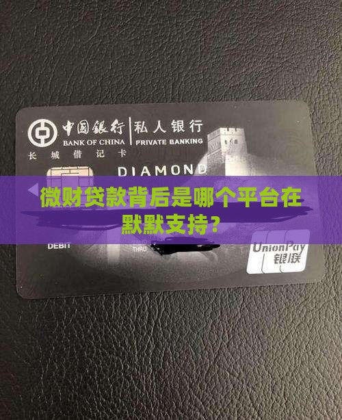 微财贷款是哪个平台