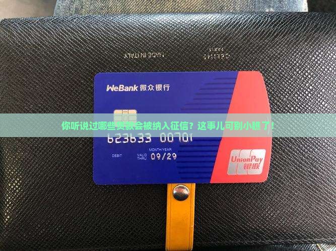 什么是纳入征信的贷款
