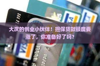大庆创业担保贷款提额