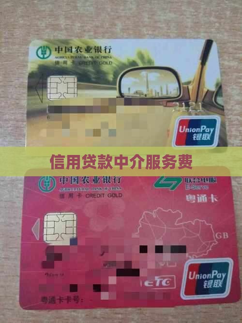 信用贷款咨询服务费