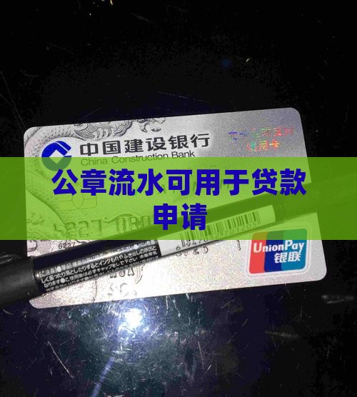 公司公章流水可以贷款