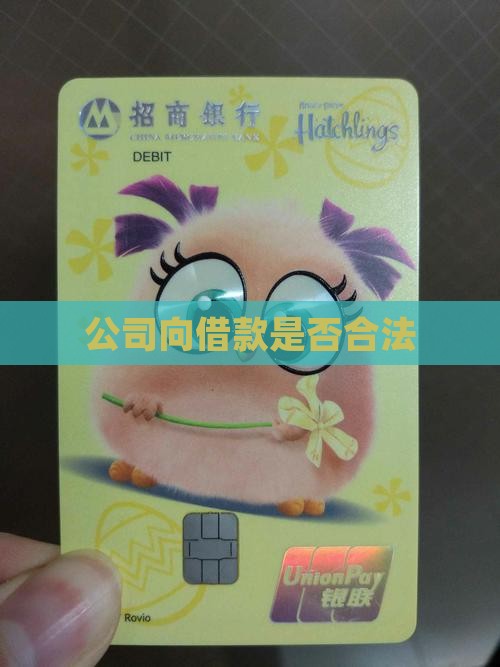 公司向法人贷款合法吗