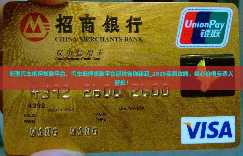 新型汽车抵押贷款平台