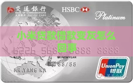 小米贷款借款变成灰色