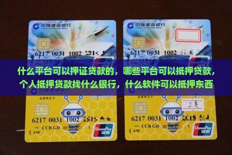 什么平台可以押证贷款的