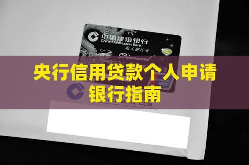 央行怎么办信用贷款