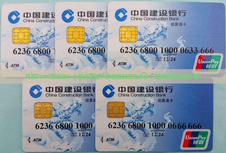 小额贷款的小额数额是指