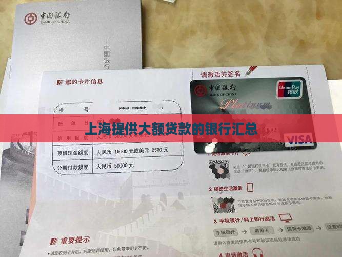 上海提供大额贷款的银行汇总