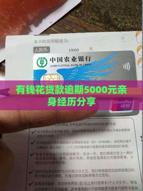 有钱花贷款逾期5000元亲身经历分享