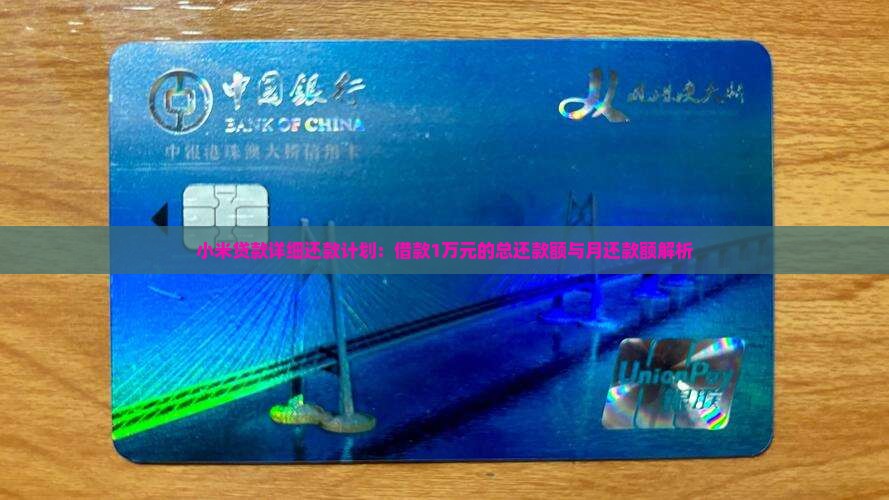 小米贷款详细还款计划：借款1万元的总还款额与月还款额解析