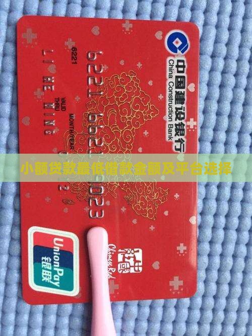 小额贷款最低借款金额及平台选择