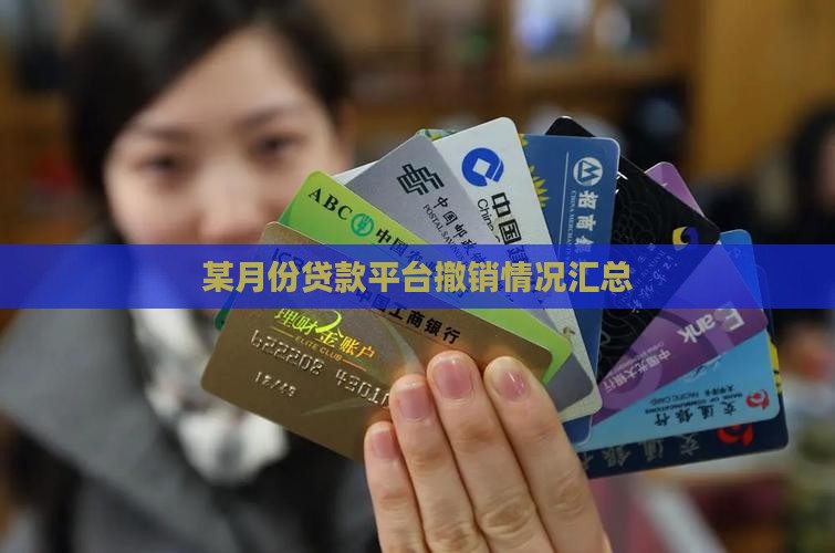 某月份贷款平台撤销情况汇总