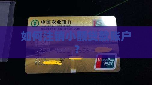 如何注销小额贷款账户？
