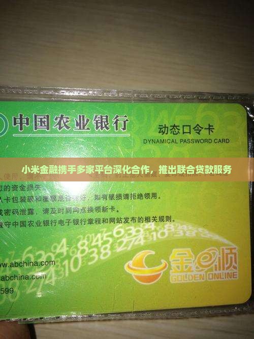 小米金融携手多家平台深化合作，推出联合贷款服务