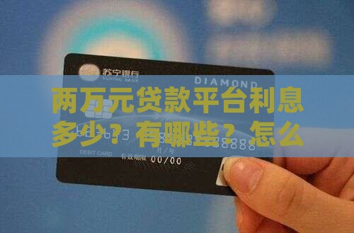 两万元贷款平台利息多少？有哪些？怎么样？
