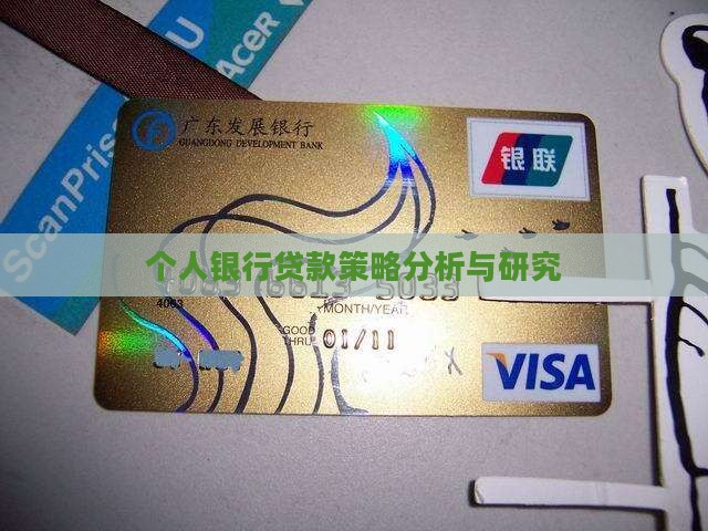 个人银行贷款策略分析与研究