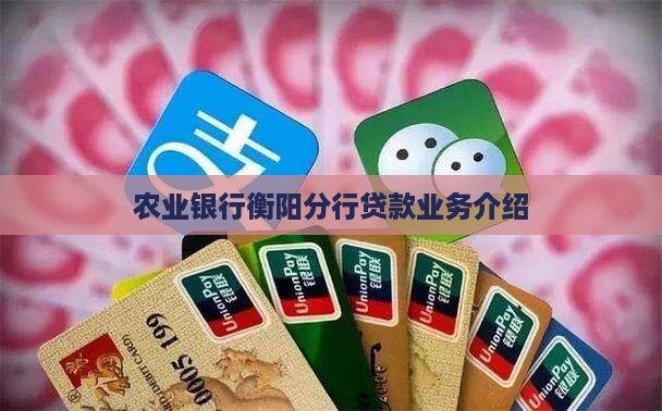 农业银行衡阳分行贷款业务介绍