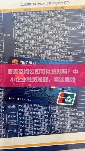 商务咨询公司可以贷款吗