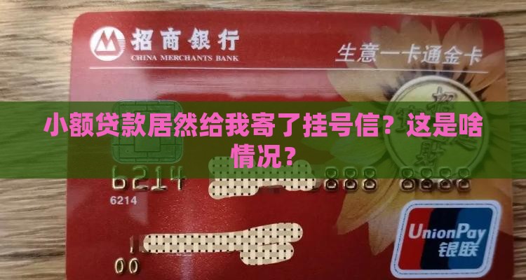 小额贷款给我发挂号信