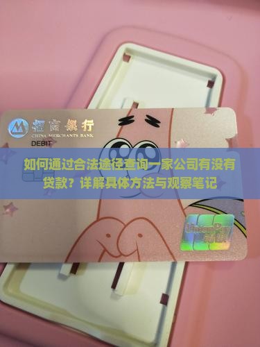 如何查到公司是否贷款