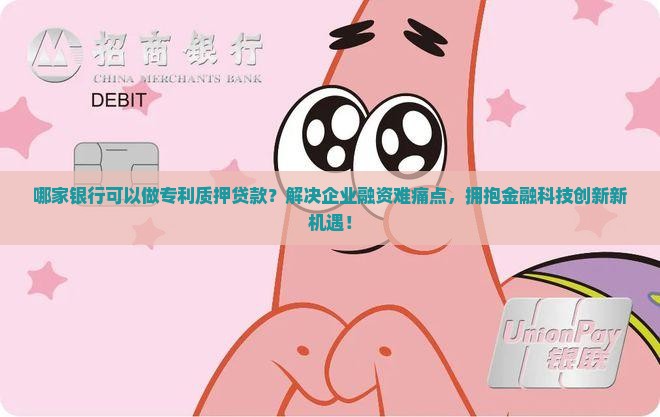 哪家银行做专利质押贷款