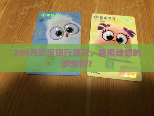 武汉银行贷款200万