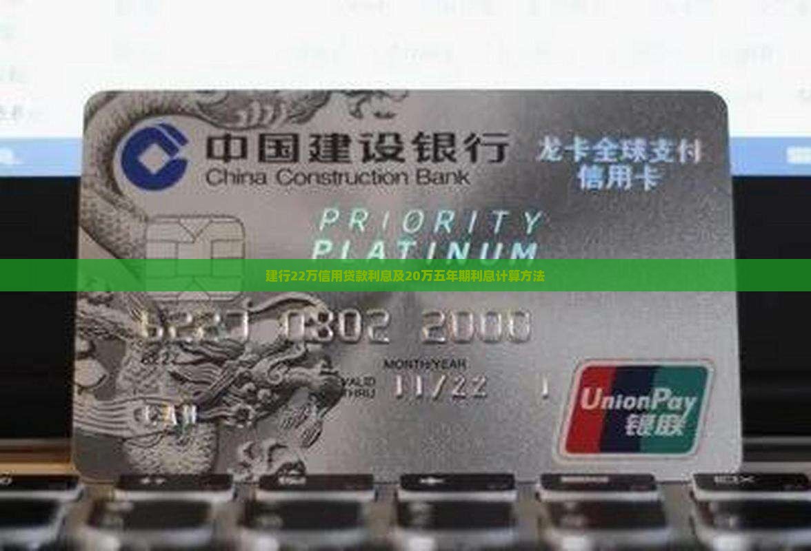建行22万信用贷款利息
