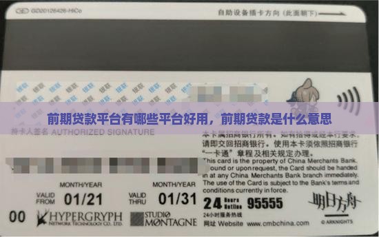 前期贷款平台有哪些平台