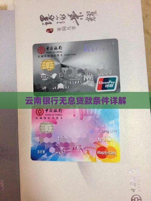 云南银行免息贷款条件