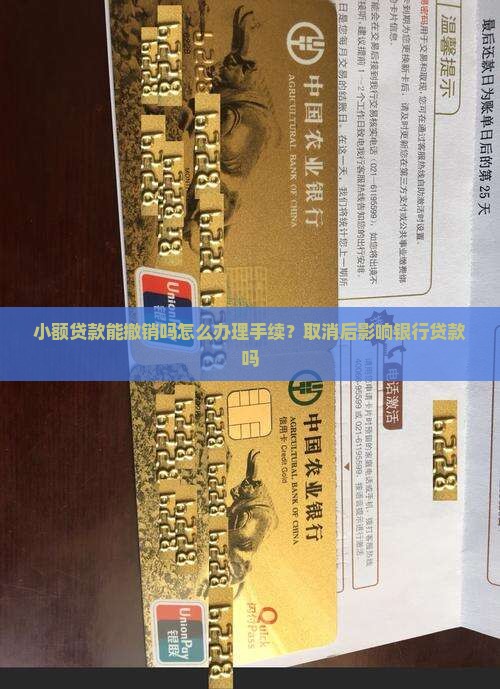 小额贷款能撤销吗怎么办