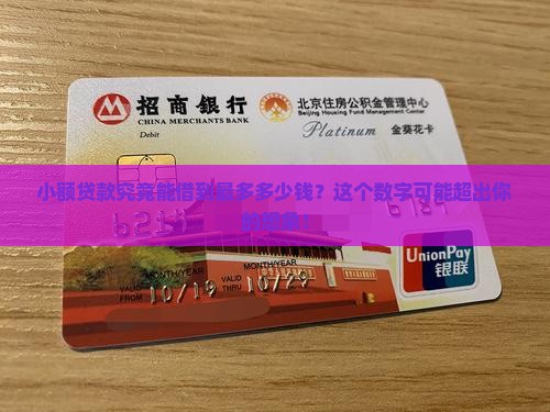 小额贷款最高金额是多少