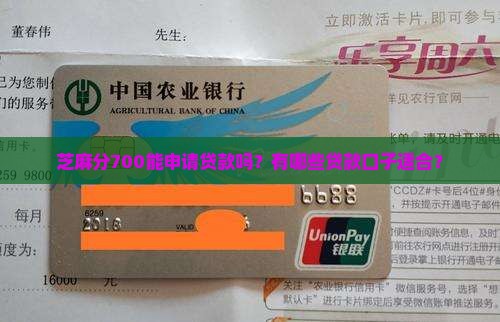 芝麻分贷款口子700