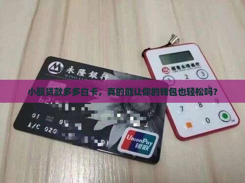 小额贷款多多白卡