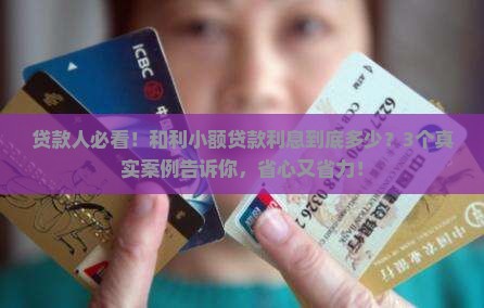 和利小额贷款利息多少