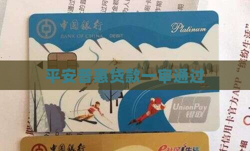平安普惠贷款一审通过