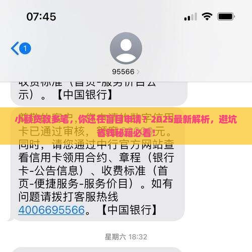 小额贷款多笔