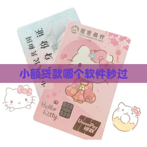 小额贷款哪个软件秒过