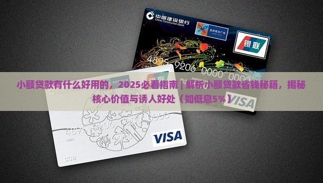 小额贷款有什么好用的
