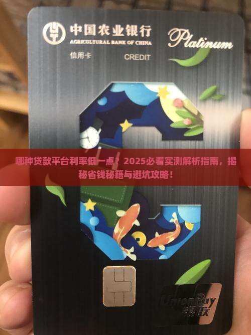 哪种贷款平台利率低一点