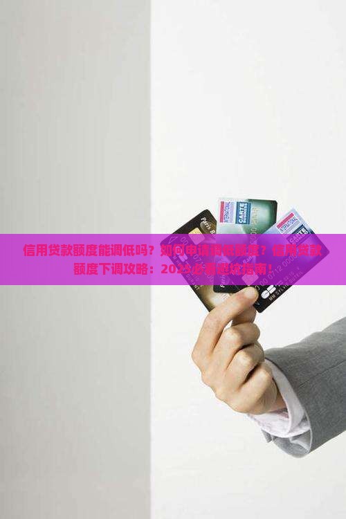 信用贷款可以调低额度吗