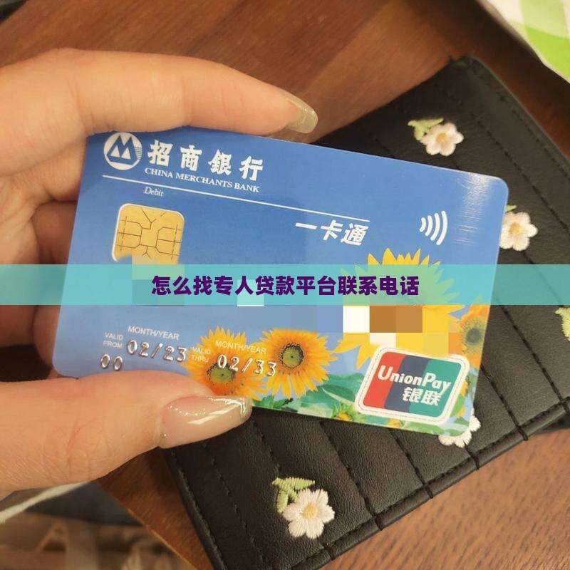 怎么找专人贷款平台电话