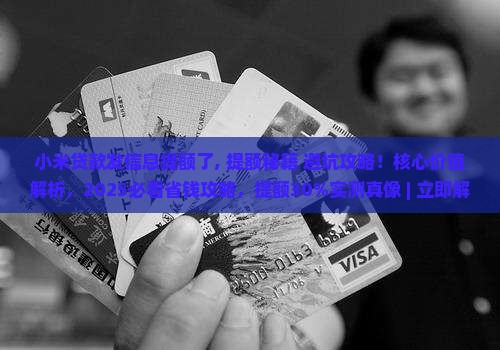 小米贷款发信息提额了