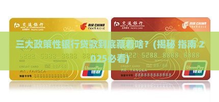 三大政策性银行贷款是指
