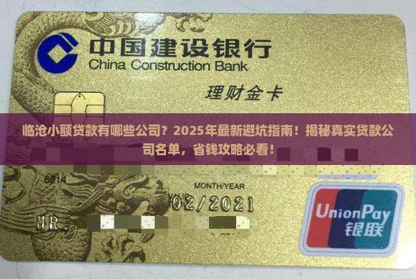 临沧小额贷款有哪些公司