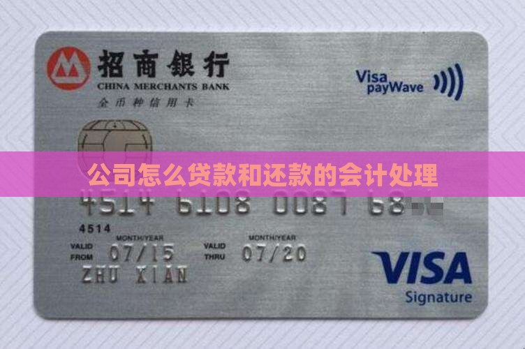 公司有收入支出贷款还款