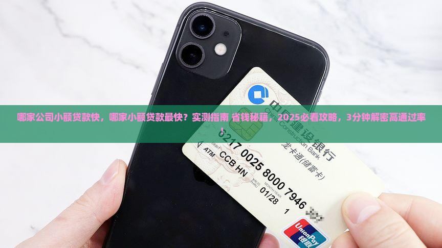 哪家公司小额贷款快