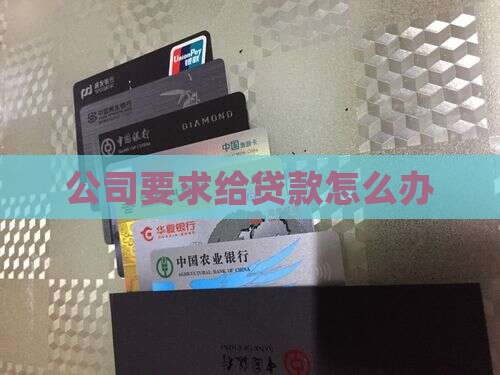 公司要求给贷款怎么办